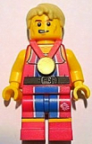 LEGO tgb007 Wondrous Weightlifter - Team GB Minifig Entry